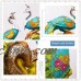 Couple Peacock Home Figurines Resin Animal Craft Living Room Porch Display New 692643813484  253646876082